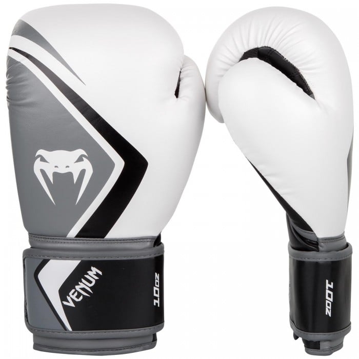 Боксови Ръкавици - Venum Boxing Gloves Contender 2.0 - White/Grey-Black​